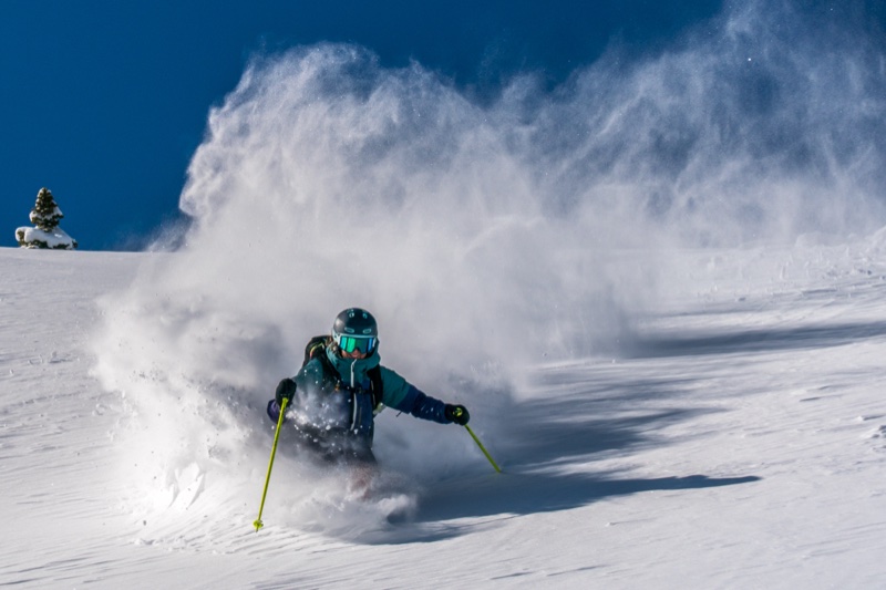 Darcee Mond skiing at Loveland