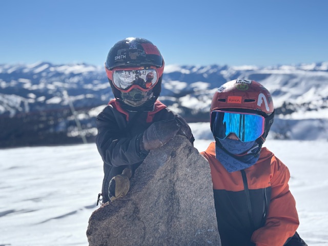 Athletes at the summit